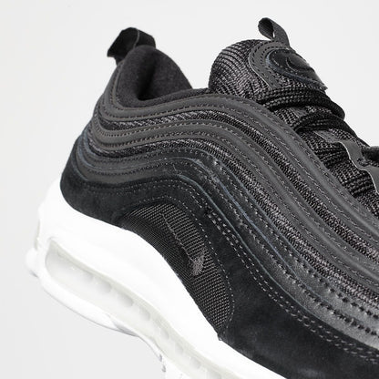 Nike Air Max 97 (Black - Black - White) — UK 3 | EU 35.5 | US 3.5 — Back View