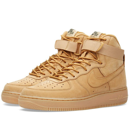 NIKE AIR FORCE 1 HIGH '07 LV8 Flax & Outdoor Green — UK 3 | EU 35.5 | US 3.5 — Side View