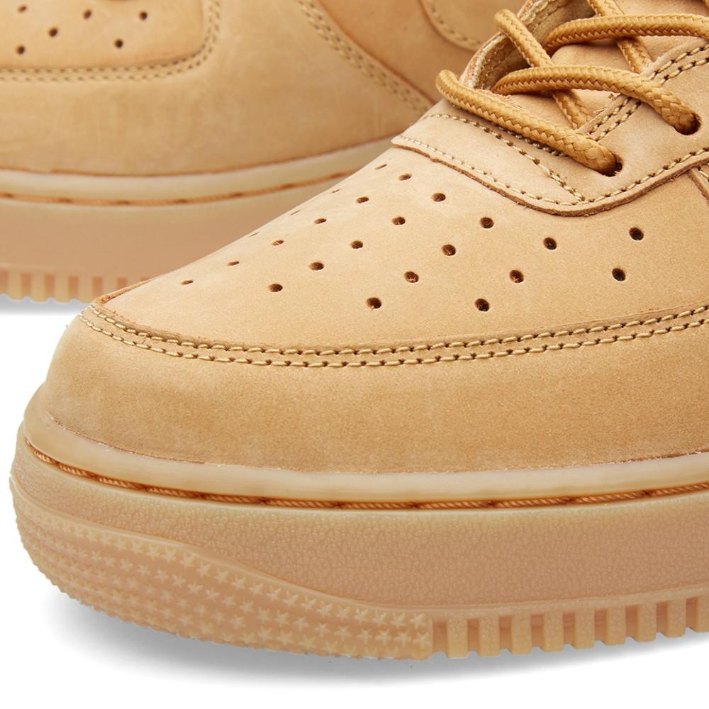NIKE AIR FORCE 1 HIGH '07 LV8 Flax & Outdoor Green — UK 3 | EU 35.5 | US 3.5 — Alternate View 7
