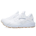 NIKE AIR HUARACHE RUN White & Gum — UK 3 | EU 35.5 | US 3.5 — Front View