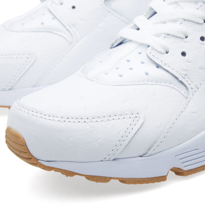 NIKE AIR HUARACHE RUN White & Gum — UK 3 | EU 35.5 | US 3.5 — Detail View