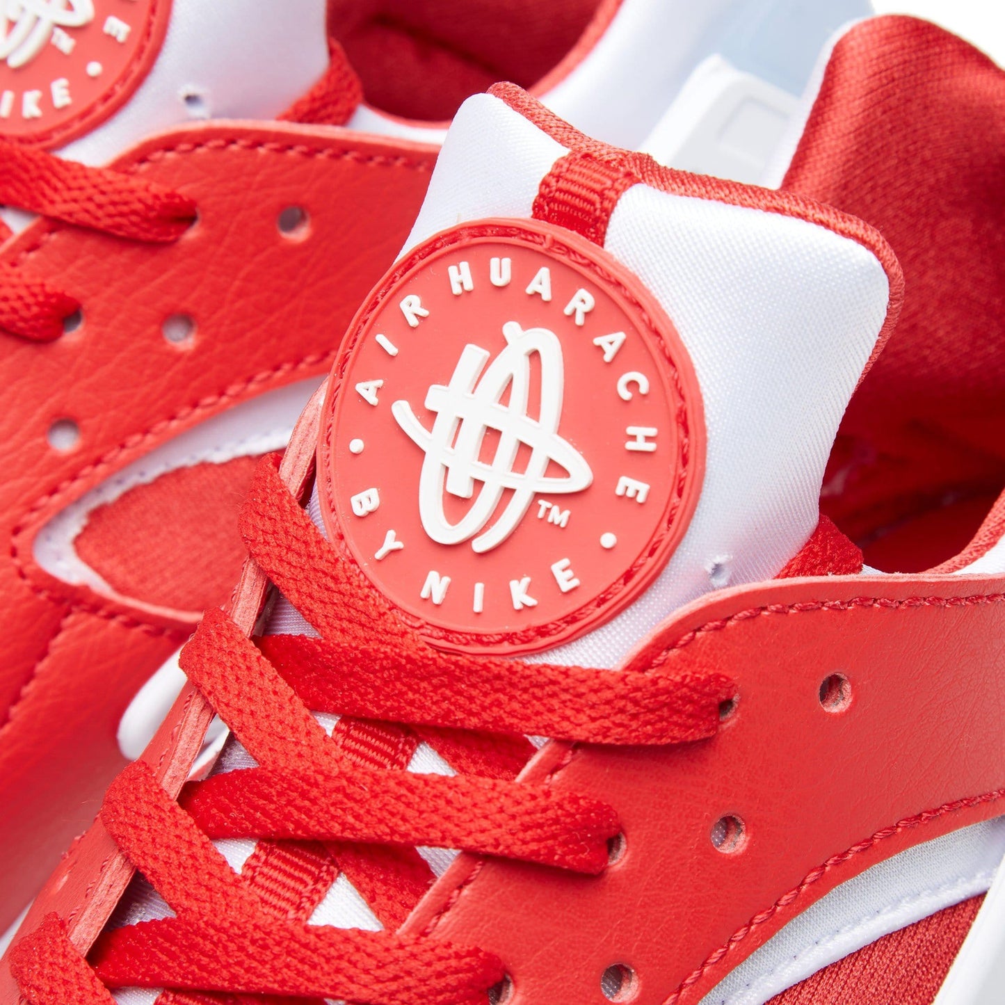 NIKE AIR HUARACHE RUN 'MILAN' University Red & White — UK 3 | EU 35.5 | US 3.5 — Lifestyle View