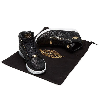 Air Jordan 1 Pinnacle 'Black & Metallic Gold' — UK 3 | EU 35.5 | US 3.5 — Detail View