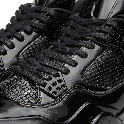 Air Jordan 11 LAB4 Black & White — 3 UK | 35.5 EU — Back View
