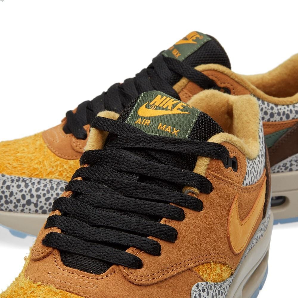 NIKE AIR MAX 1 PREMIUM 'SAFARI' — UK 3 | EU 35.5 | US 3.5 — Top View