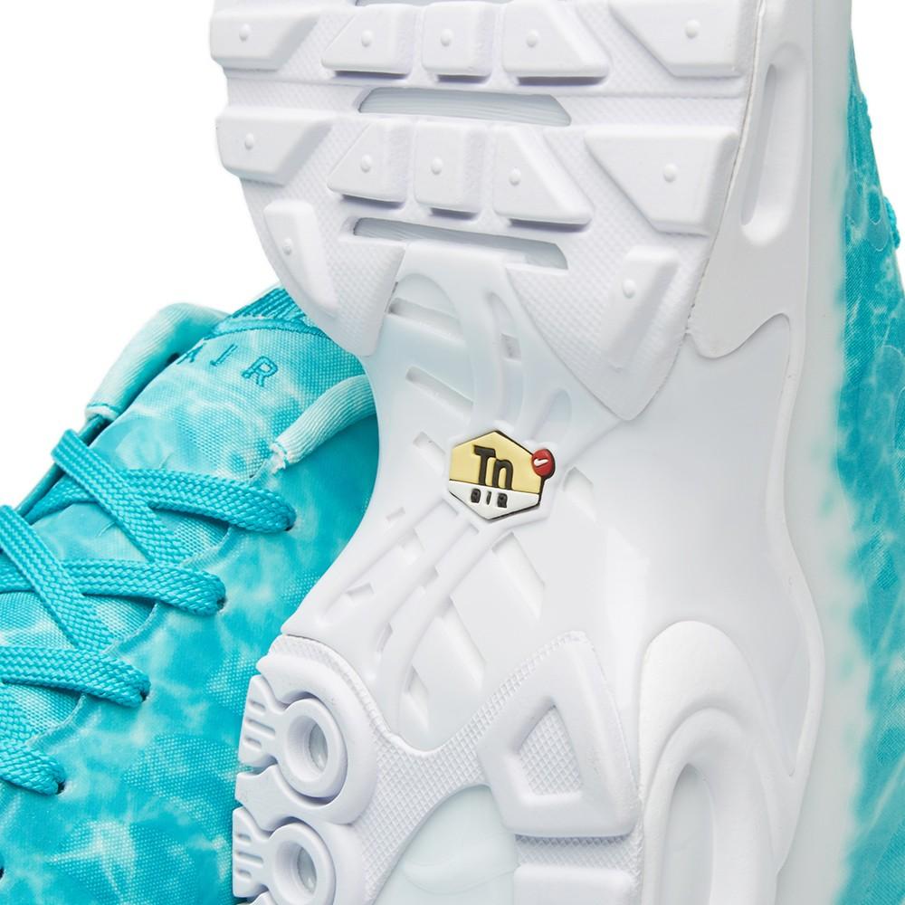 NIKE AIR MAX PLUS GPX PREMIUM SP Turbo Green & White — UK 3 | EU 35.5 | US 3.5 — Top View