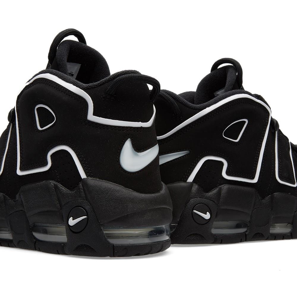 NIKE AIR MORE UPTEMPO OG Black — UK 3 | EU 35.5 | US 3.5 — Top View