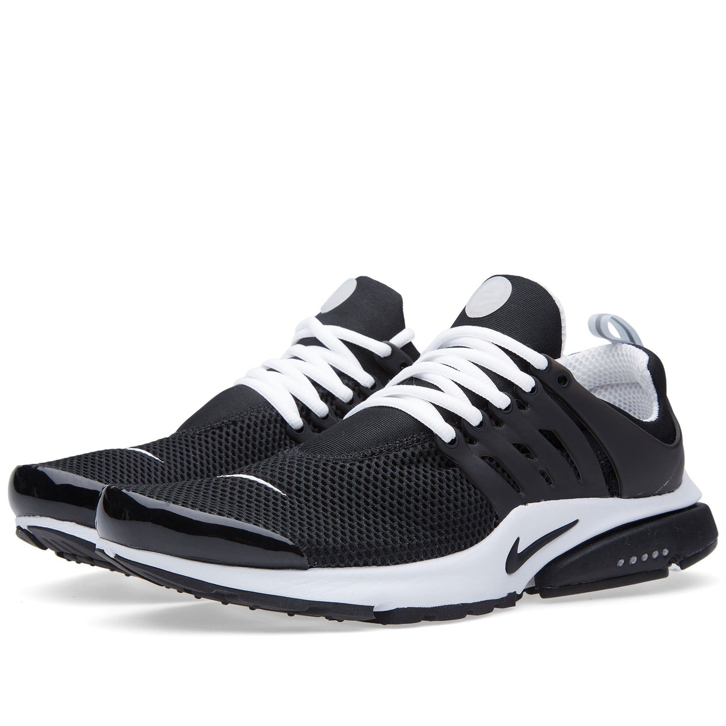 NIKE AIR PRESTO BR QS Black & White — UK 3 | EU 35.5 | US 3.5 — Side View