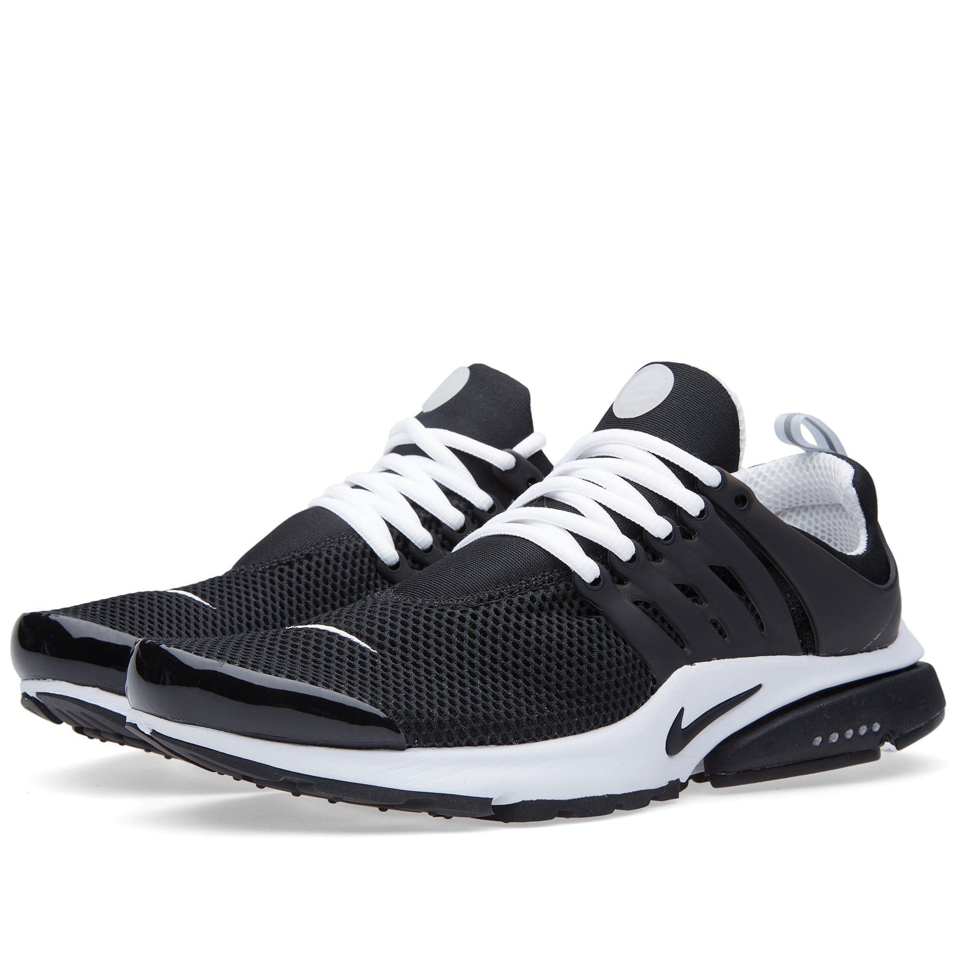 NIKE AIR PRESTO BR QS Black & White — UK 3 | EU 35.5 | US 3.5 — Side View