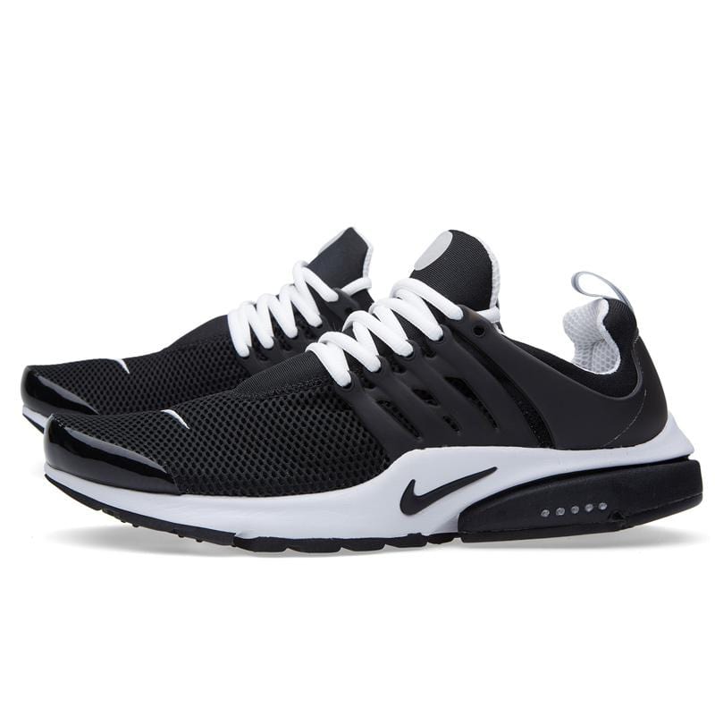 NIKE AIR PRESTO BR QS Black & White — UK 3 | EU 35.5 | US 3.5 — Front View