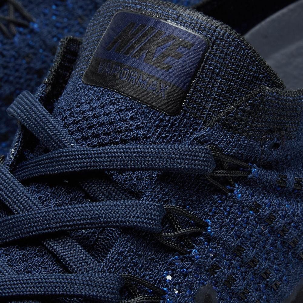 Nike Air VaporMax Flyknit Collegiate Navy — UK 3 | EU 35.5 | US 3.5 — Top View