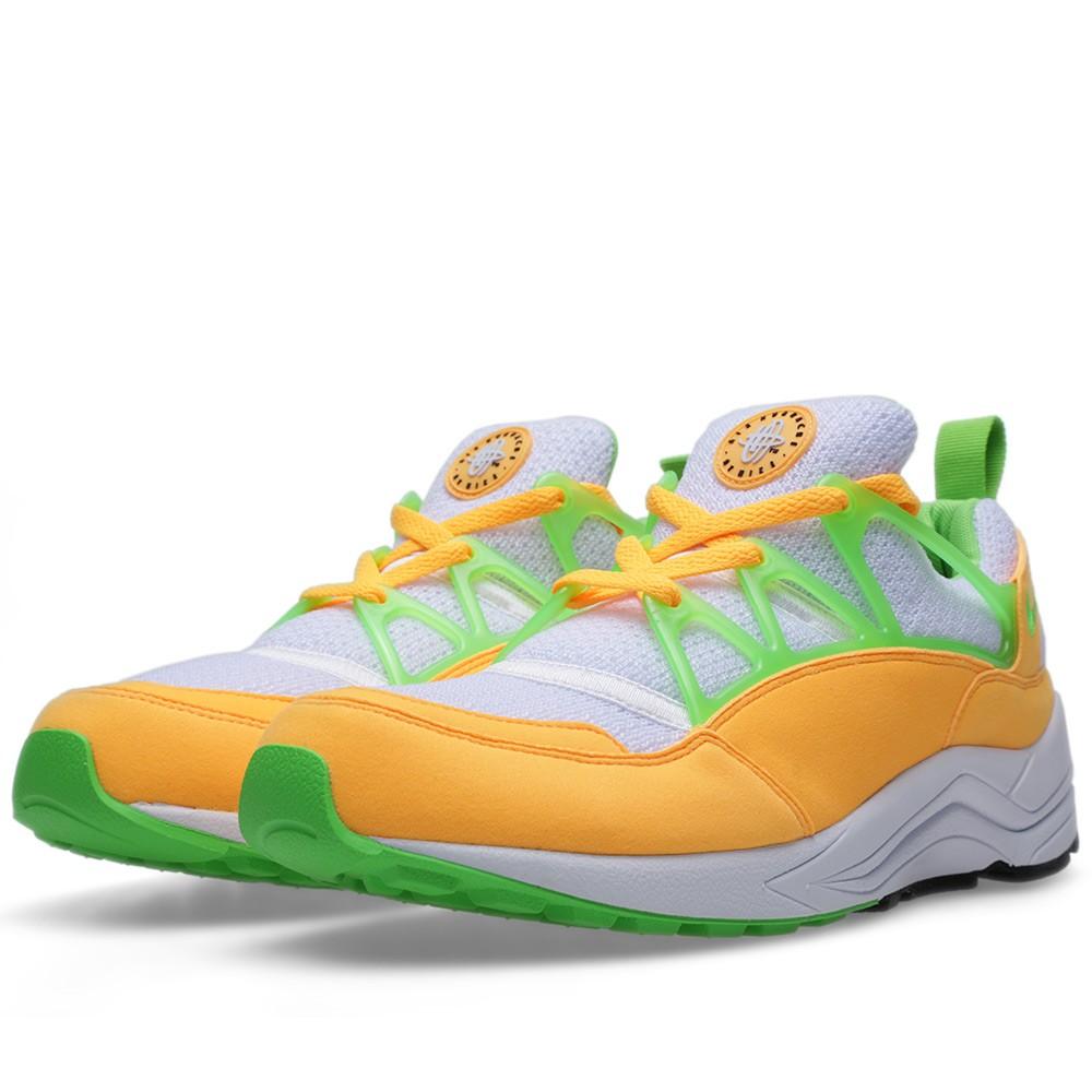 NIKE AIR HUARACHE LIGHT Atomic Mango & Action Green — UK 3 | EU 35.5 | US 3.5 — Alternate View 9