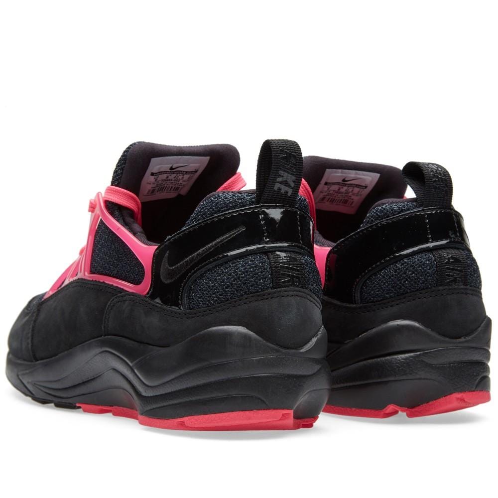 NIKE AIR HUARACHE LIGHT FC Black & Pink Flash — UK 3 | EU 35.5 | US 3.5 — Back View