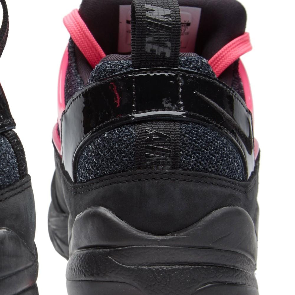 NIKE AIR HUARACHE LIGHT FC Black & Pink Flash — UK 3 | EU 35.5 | US 3.5 — Detail View