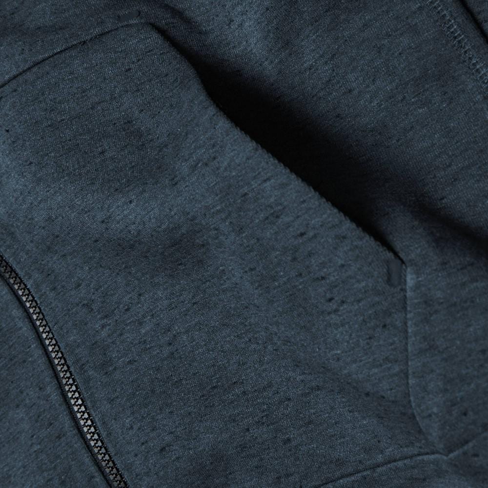 NIKE TECH FLEECE HERO HOODY Squadron Blue & Black — XXS — Detail View