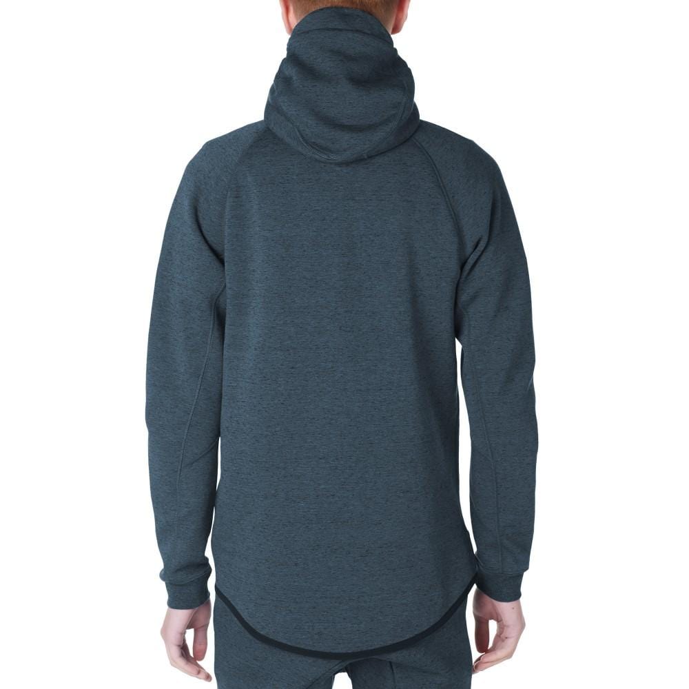 NIKE TECH FLEECE HERO HOODY Squadron Blue & Black — XXS — Lifestyle View