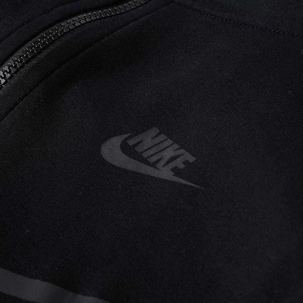 NIKE TECH FLEECE HERO WINDRUNNER 'Black' — XXS — Lifestyle View
