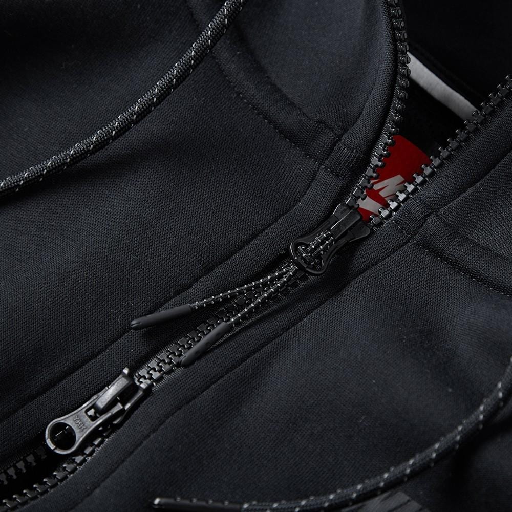 NIKE TECH FLEECE HERO WINDRUNNER 'Black' — XXS — Top View