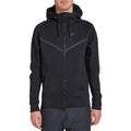 NIKE TECH FLEECE HERO WINDRUNNER 'Black' — XXS — Front View