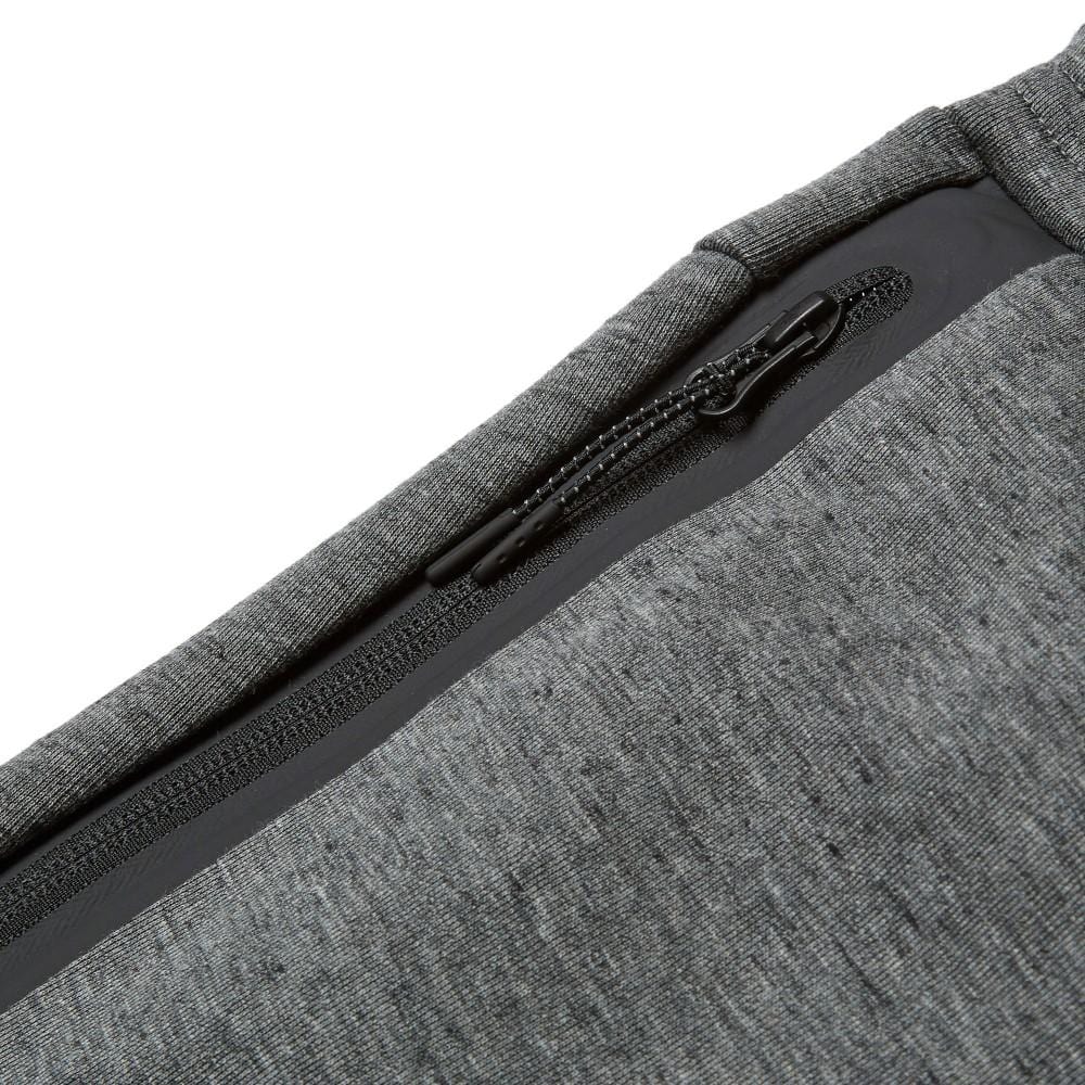 NIKE TECH FLEECE PANTS Tumbled Grey & Volt — XXS — Top View