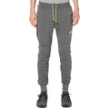 NIKE TECH FLEECE PANTS Tumbled Grey & Volt — XXS — Front View