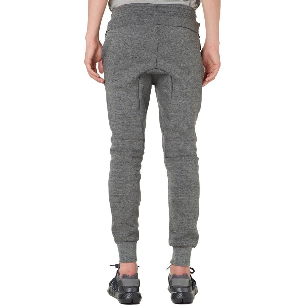 NIKE TECH FLEECE PANTS Tumbled Grey & Volt — XXS — Side View