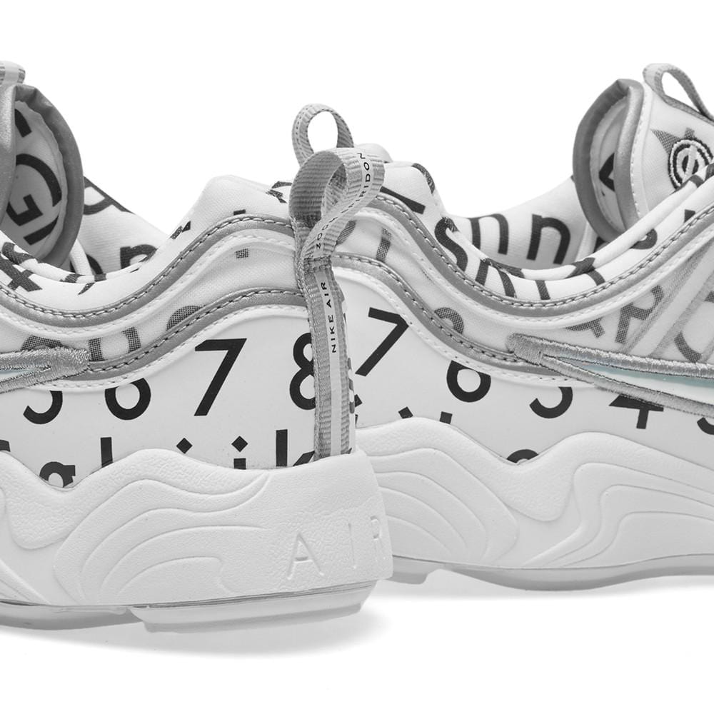 NIKE X ROUNDEL AIR ZOOM SPIRIDON '16 GPX White & Multicolour — UK 3 | EU 35.5 | US 3.5 — Top View