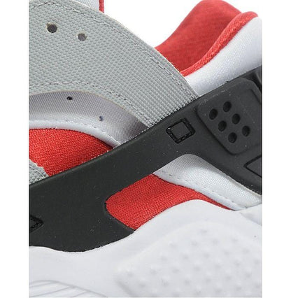 Nike Air Huarache Children 'Wolf Grey-Bright Crimson-Black' — UK 10C | EU 27.5 | US 10.5C — Back View