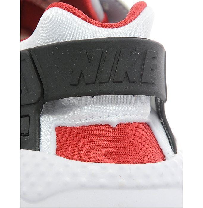 Nike Air Huarache Children 'Wolf Grey-Bright Crimson-Black' — UK 10C | EU 27.5 | US 10.5C — Top View