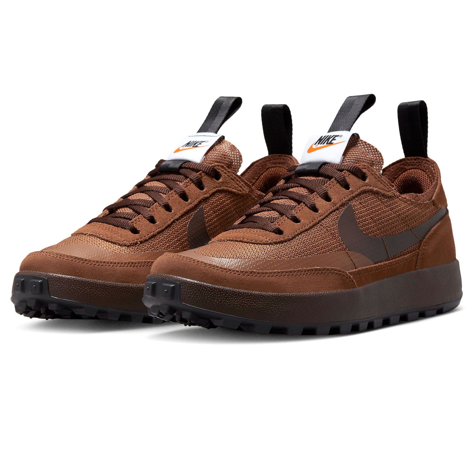 Tom Sachs x NikeCraft General Purpose Shoe 'Brown' — UK 2.5 | EU 35.5 | US 5 — Side View