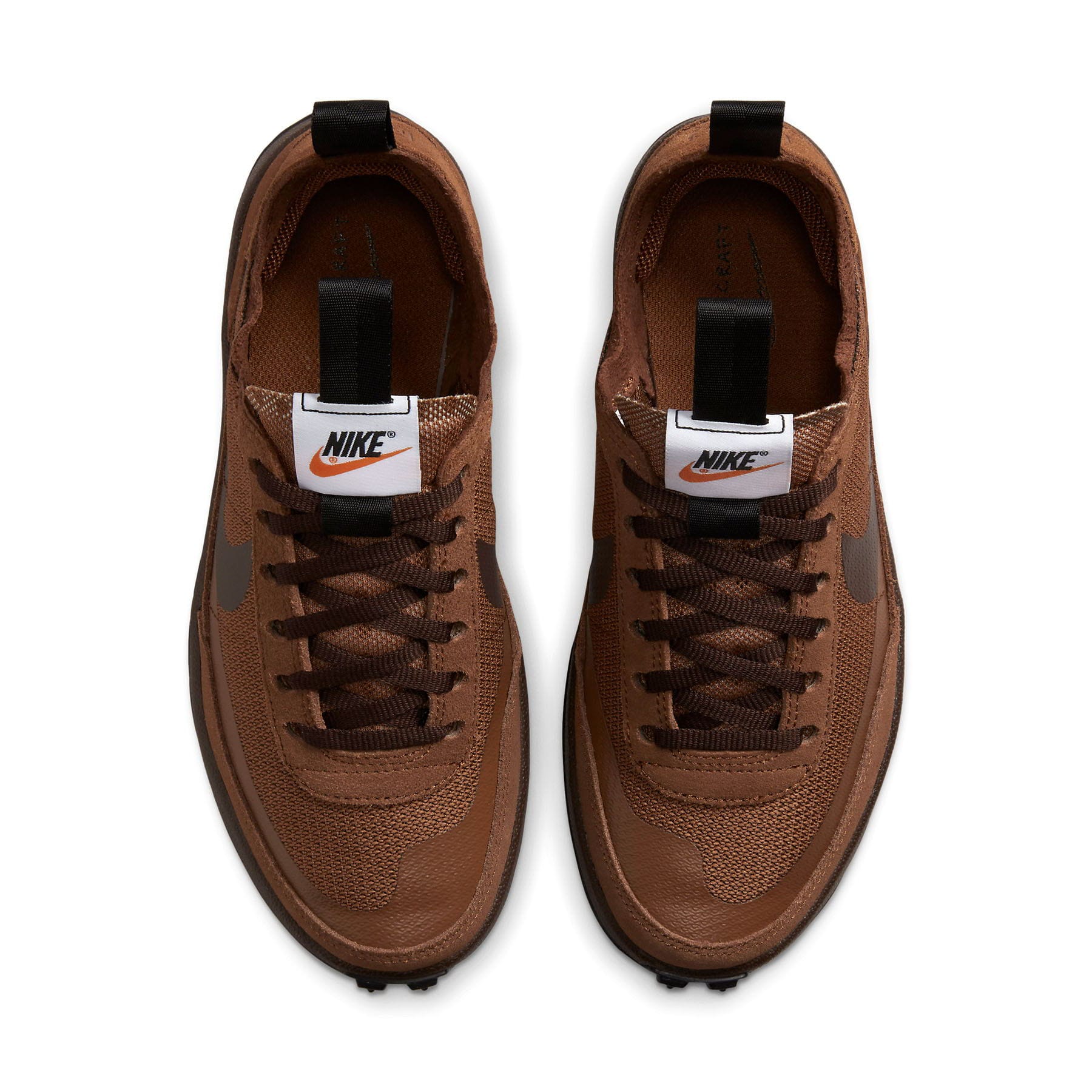 Tom Sachs x NikeCraft General Purpose Shoe 'Brown' — UK 2.5 | EU 35.5 | US 5 — Back View