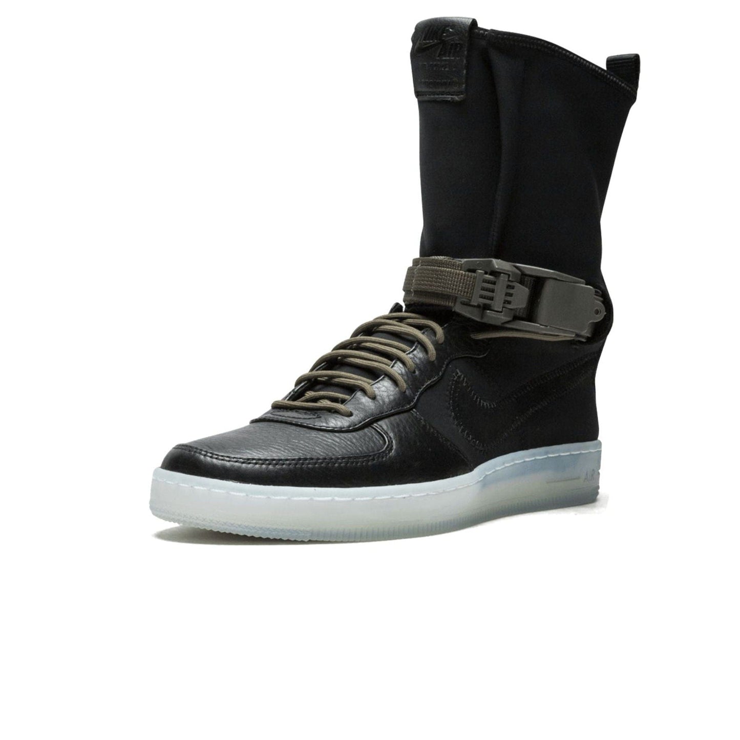 NikeLab Air Force Downtown 1 Hi SP x Acronym 'Black Olive' — UK 3 | EU 35.5 | US 3.5 — Top View