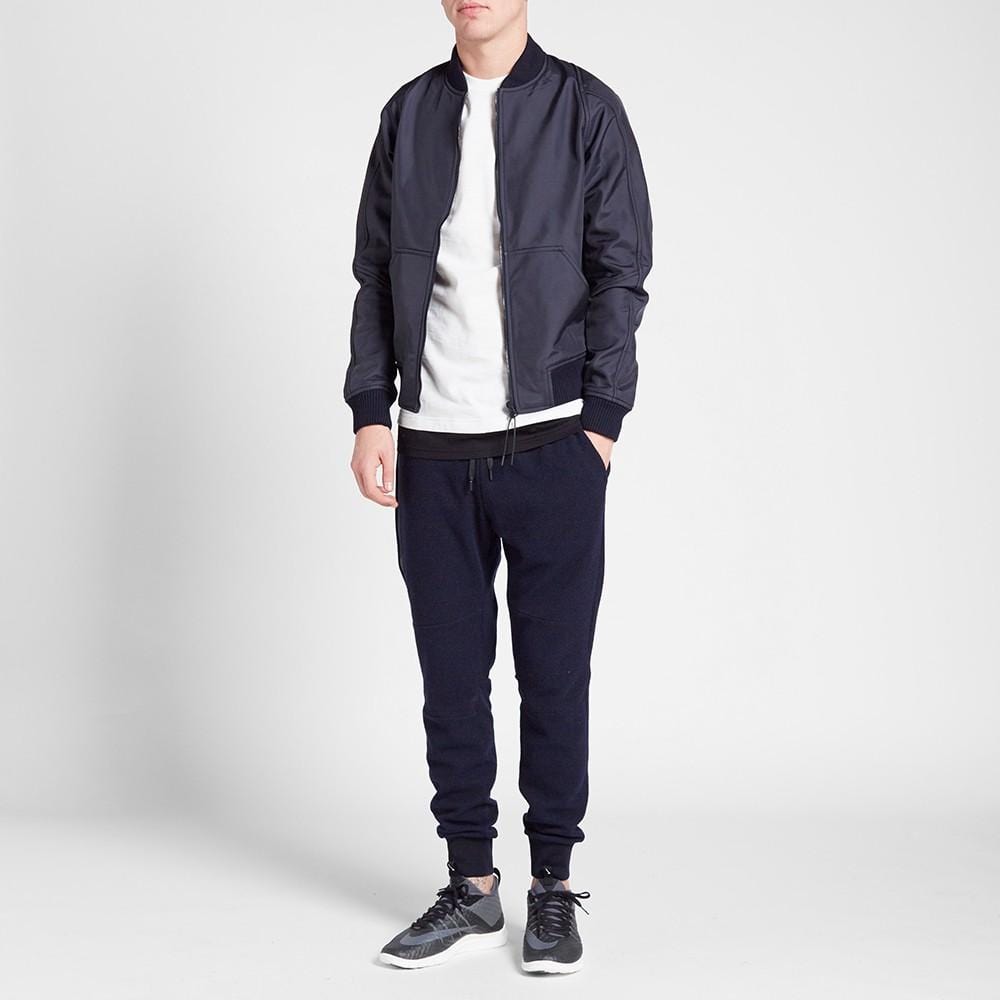 NIKELAB WOOL PANT 'Navy Heather' — XXS — Side View