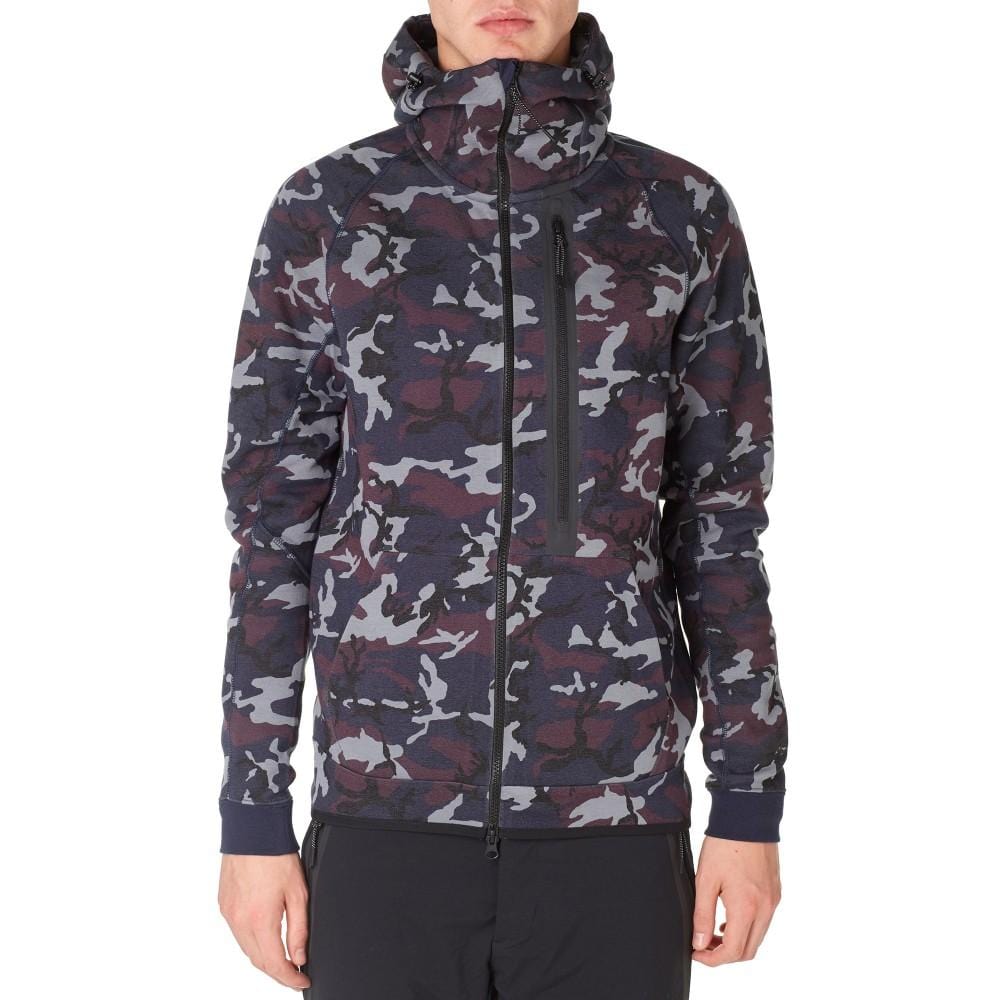 NIKE TECH FLEECE CAMO AW77 HOODIE — XXS — Alternate View 7