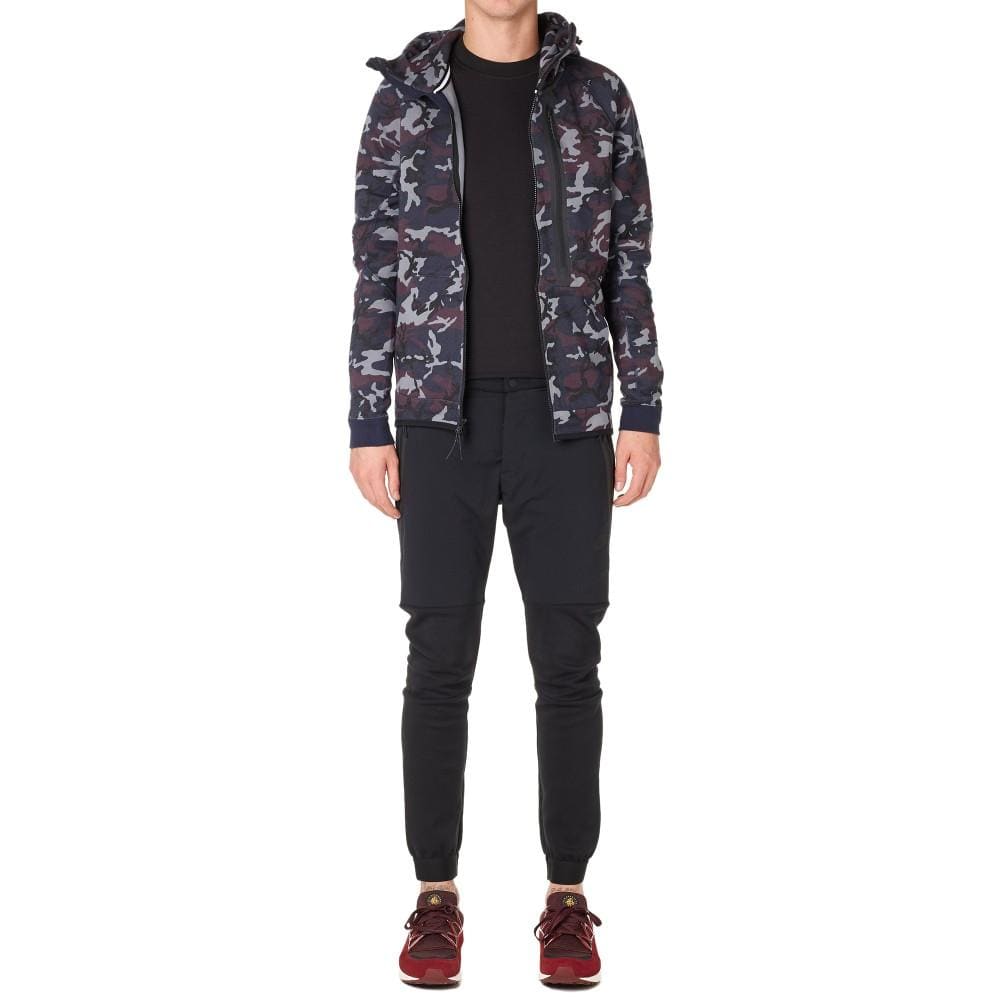 NIKE TECH FLEECE CAMO AW77 HOODIE — XXS — Top View
