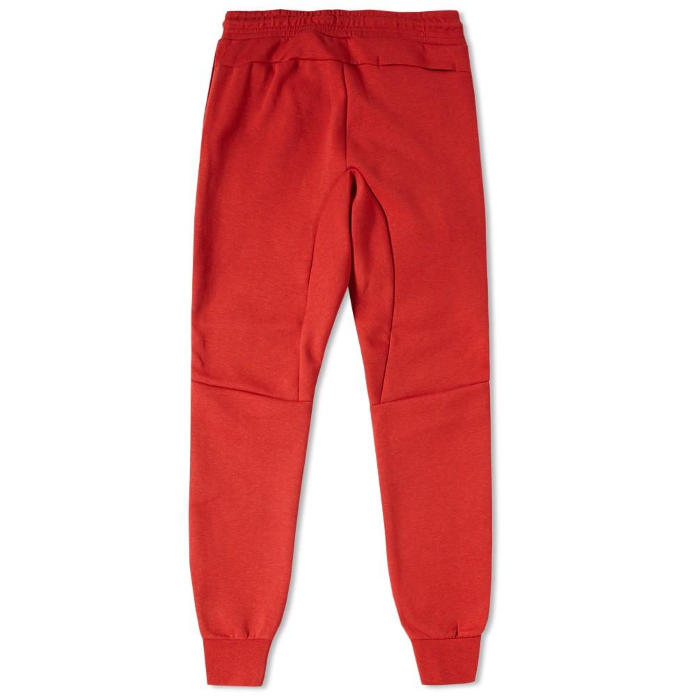NIKE TECH FLEECE PANT Light University Red Heather — XXS — Alternate View 7