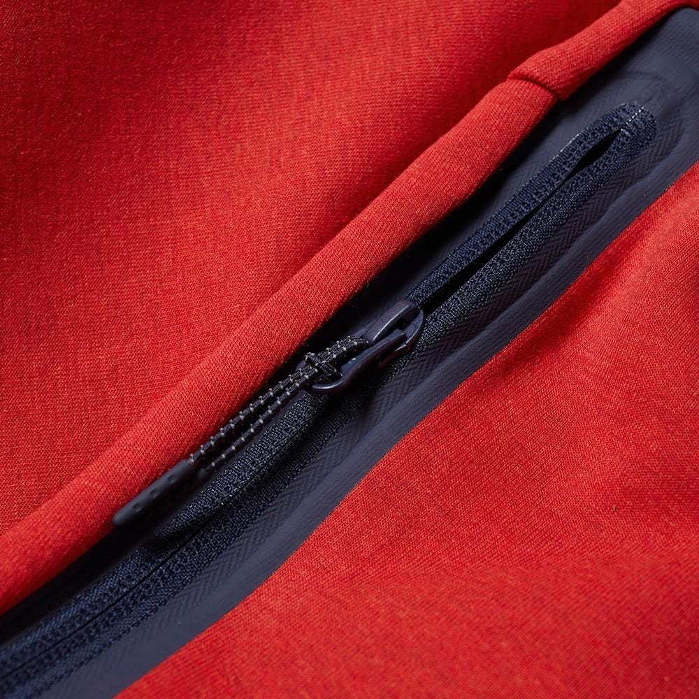 NIKE TECH FLEECE PANT Light University Red Heather — XXS — Top View