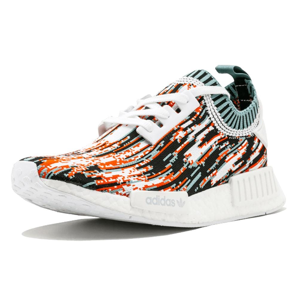 Sneakersnstuff x adidas NMD_R1 Primeknit Datamosh Pack — UK 3.5 | EU 36 | US 4 — Top View