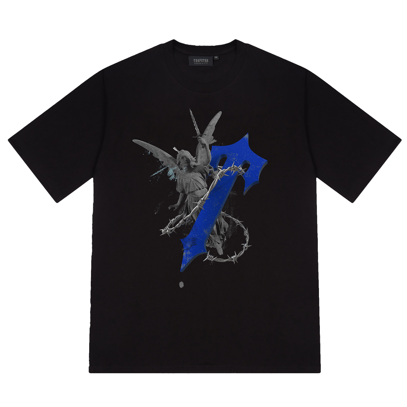 Trapstar Angel Tee - Black — XXS — Front View