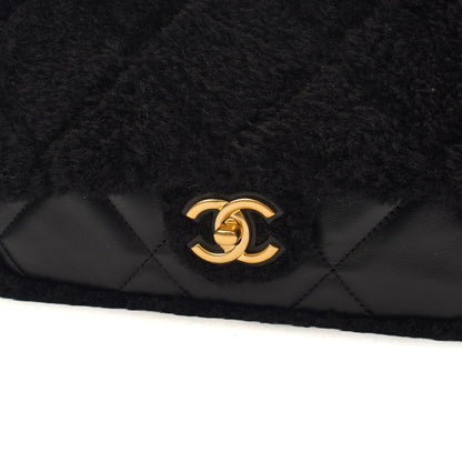 Chanel Shoulder Bag Flap Bag in Black, Canvas — Alternate View 15