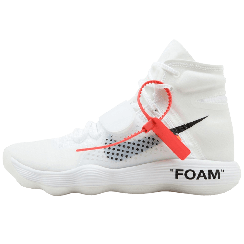 Off-White x Nike React Hyperdunk 2017 — UK 3 | EU 35.5 | US 3.5 — Front View