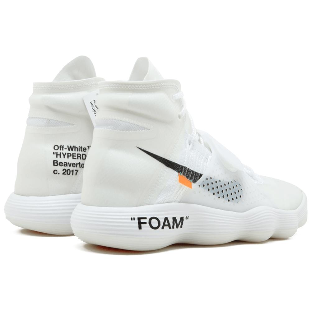 Off-White x Nike React Hyperdunk 2017 — UK 3 | EU 35.5 | US 3.5 — Top View