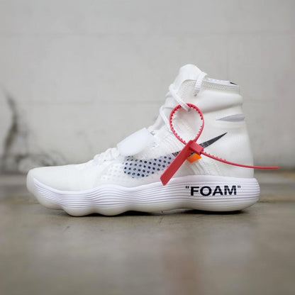 Off-White x Nike React Hyperdunk 2017 — UK 3 | EU 35.5 | US 3.5 — Lifestyle View