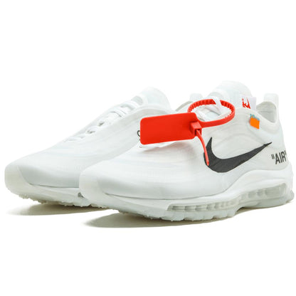 OFF-WHITE x Nike Air Max 97 OG - White — UK 3 | EU 35.5 | US 3.5 — Side View