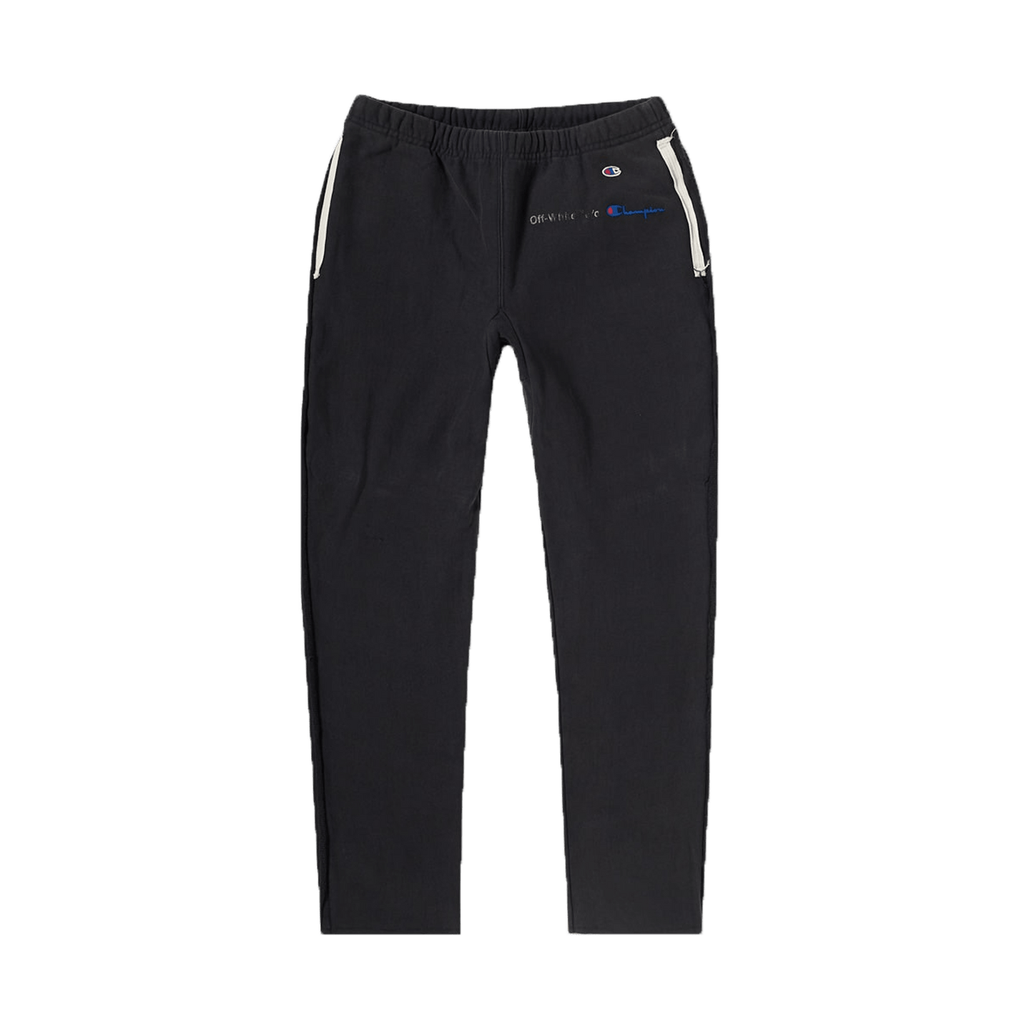 Off-White x Champion Sweatpant Black — XXS — Front View