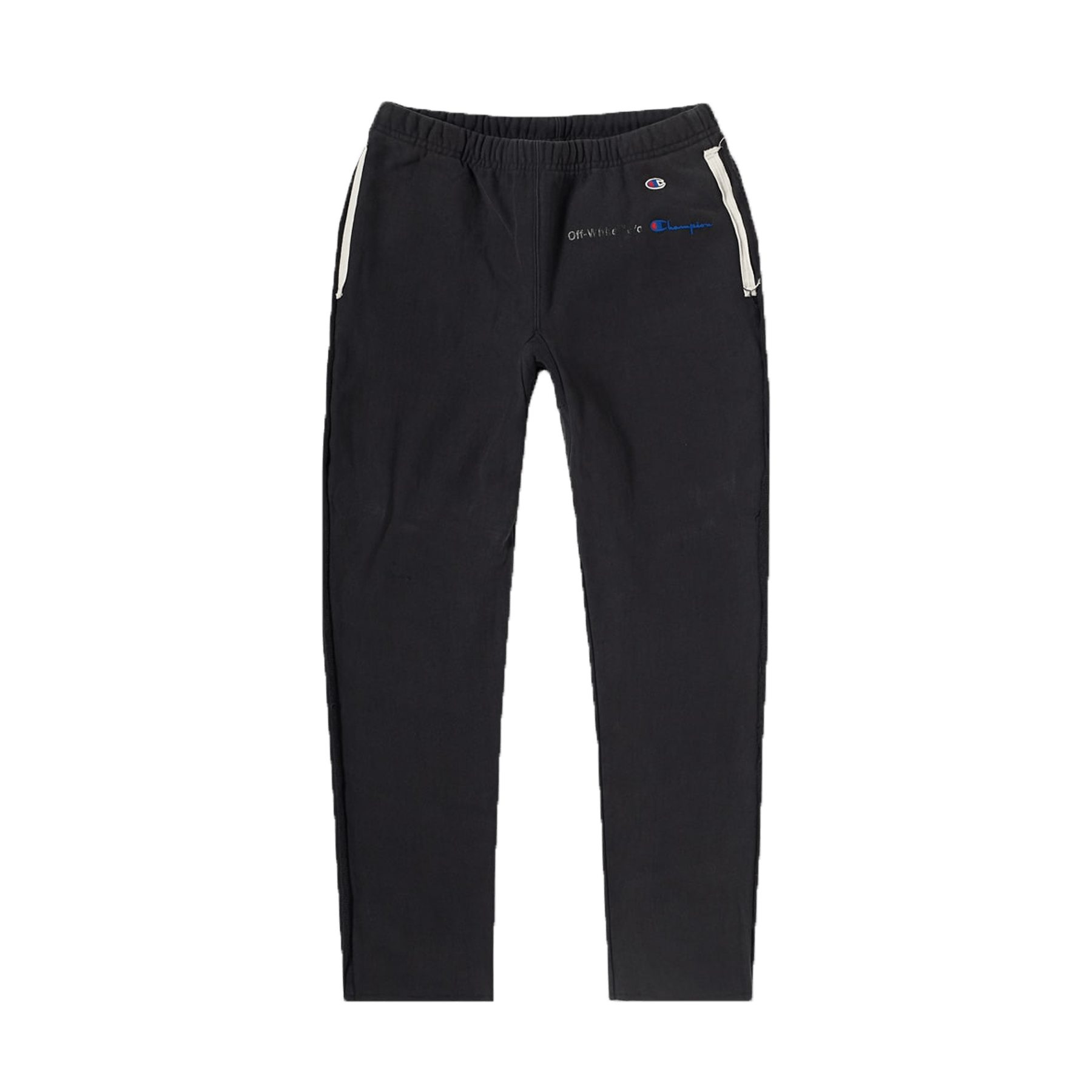 Off-White x Champion Sweatpant Black — XXS — Front View