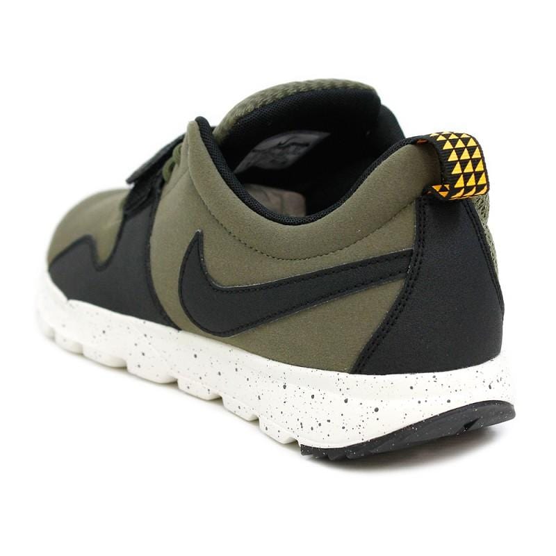 Nike SB Trainerendor Medium Olive - Black - Orange — UK 3 | EU 35.5 | US 3.5 — Back View