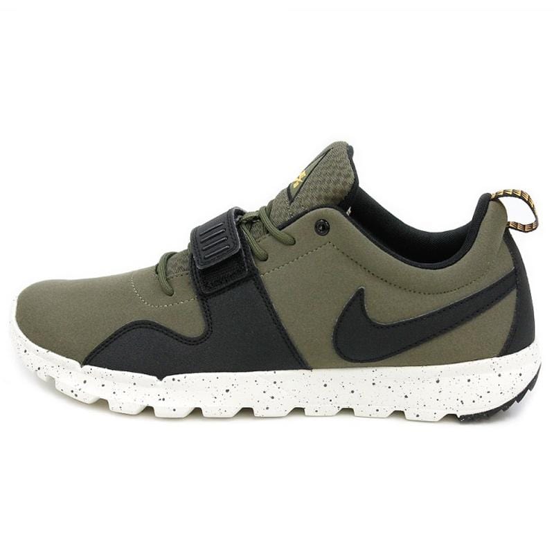 Nike SB Trainerendor Medium Olive - Black - Orange — UK 3 | EU 35.5 | US 3.5 — Front View