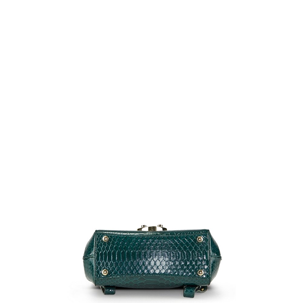 Asprey Backpack Tote in Green, Exotic — Alternate View 11
