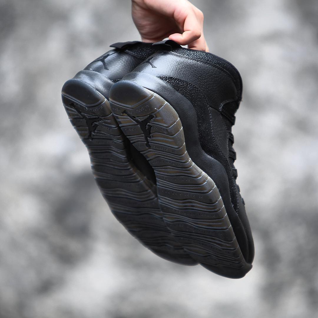 AIR JORDAN 10 OVO BLACK — UK 3 | EU 35.5 | US 3.5 — Alternate View 8